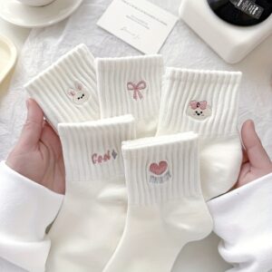Paires de Chaussettes Mignonnes pour Femmes - Douces,