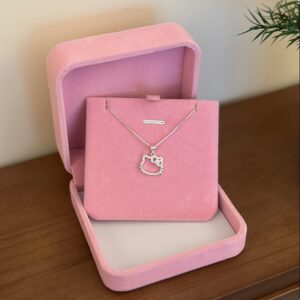 Collier Pendentif Hello Kitty, Conception Simple Mignonne Douce Créative