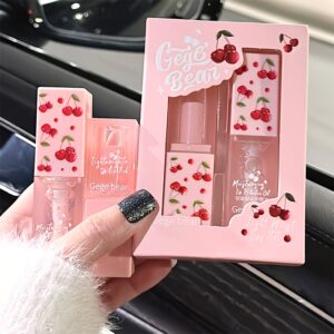 Baume à lèvres léger et apaisant, hydratant, anti-sécheresse et anti-cassure, ensemble de gloss à lèvres et d'huile à lèvres